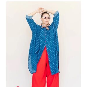 EUC Nettle Studios Soft Volume Shirt Dress